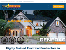 Tablet Screenshot of galvinelectric.com